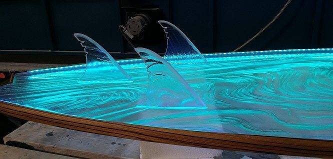 Glass Surfboard Fins
