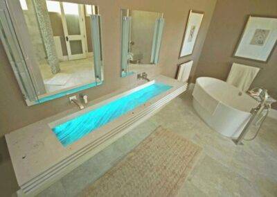 glass bath sink Sarasota