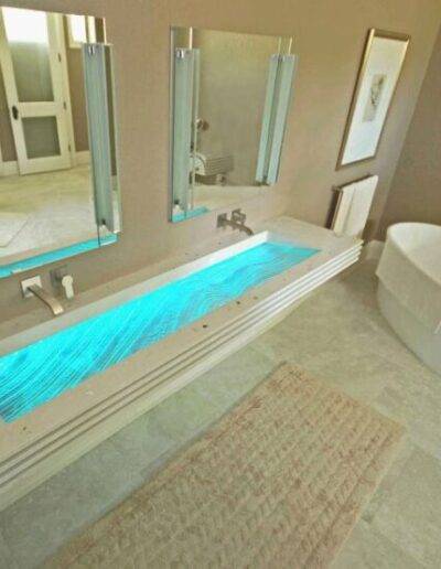 glass bath sink Sarasota