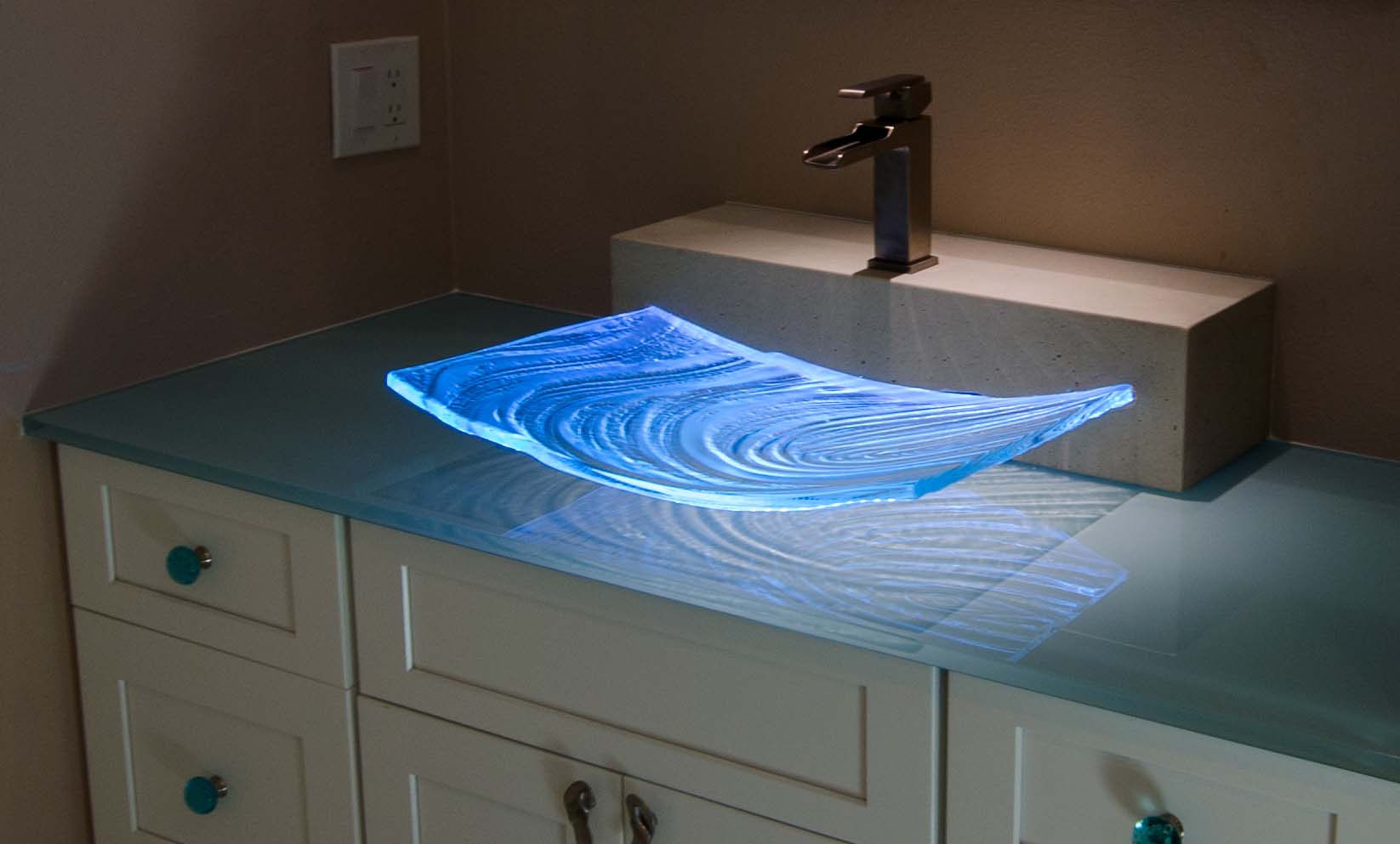 New Glass Sink Design From Downing Designs Downing Designs