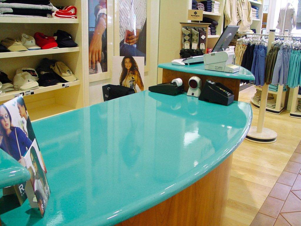 Turquoise Lava stone desk top