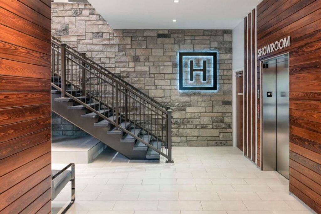 custom exterior concrete stair treads for luxury entry In Tampa Florida
