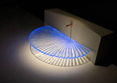 Glass Bathroom Sink scallop shape