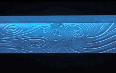 Custom Floating Glass Sinks for Facci Restaurant