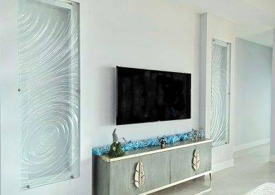 Artistic Glass Wall panels Florida