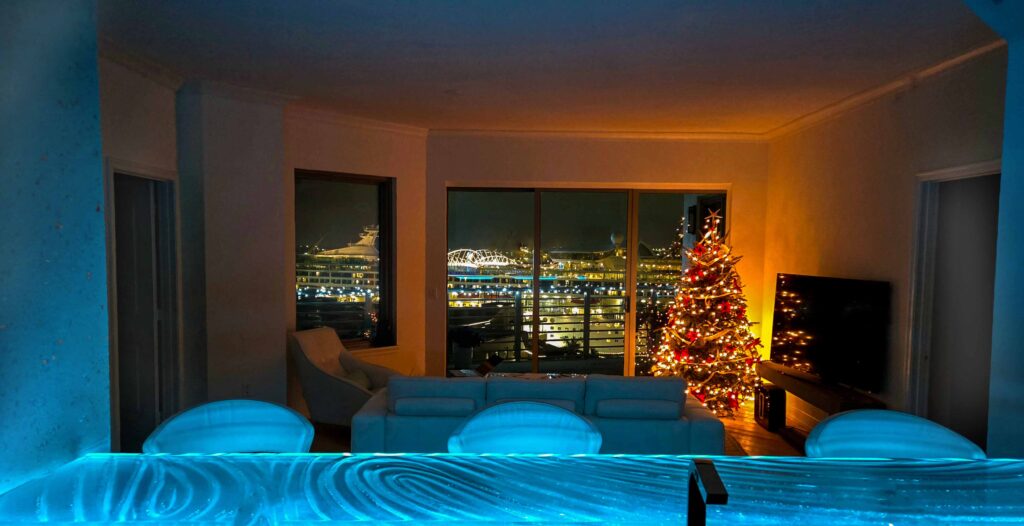 Florida Glass Bar Top