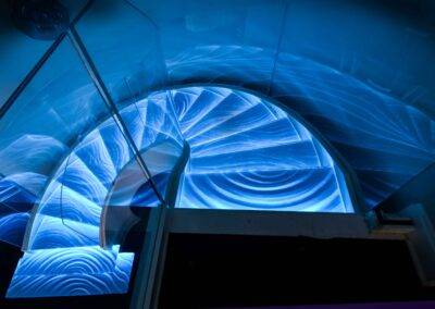Glass Stair Tread Spiral 4