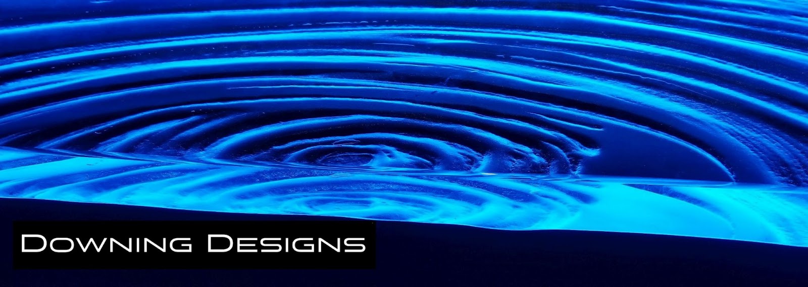 Downing Designs Glass Countertop edge polish very clear. 