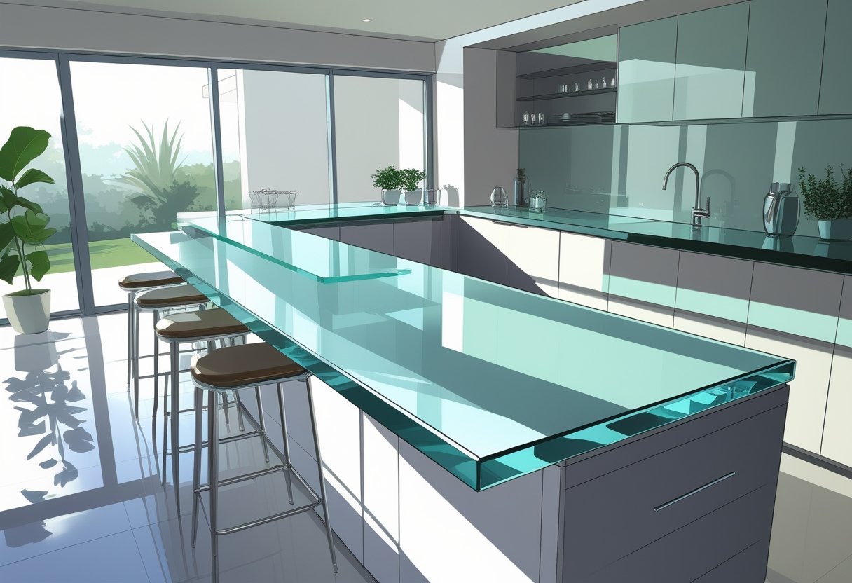 Custom Tempered Glass Countertops and Bar Tops: Ultimate Design Guide