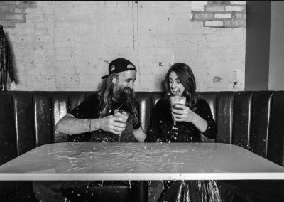 Custom Glass Bar Top & Café Tables – Sky Puppy Brewery Ybor City FL | Downing Designs