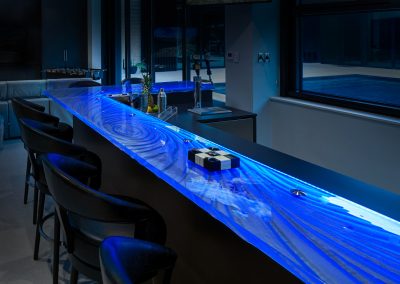 St Petersburg glass bar top LED modern home