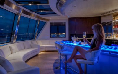 The Illuminated Glass Bar: What Superyacht Interior Designers Are Specifying Now