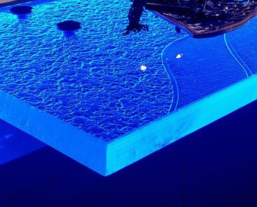 CNC edge polish ruins an otherwise beautiful glass piece