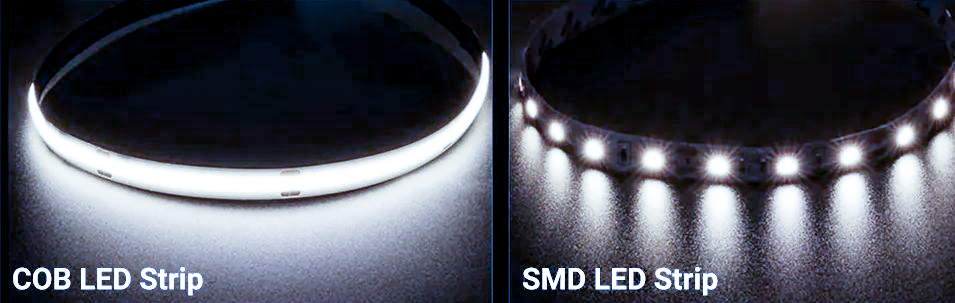 COB vs SMD 5050 LED strips