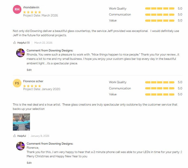 Houzz reviews Downing Designs