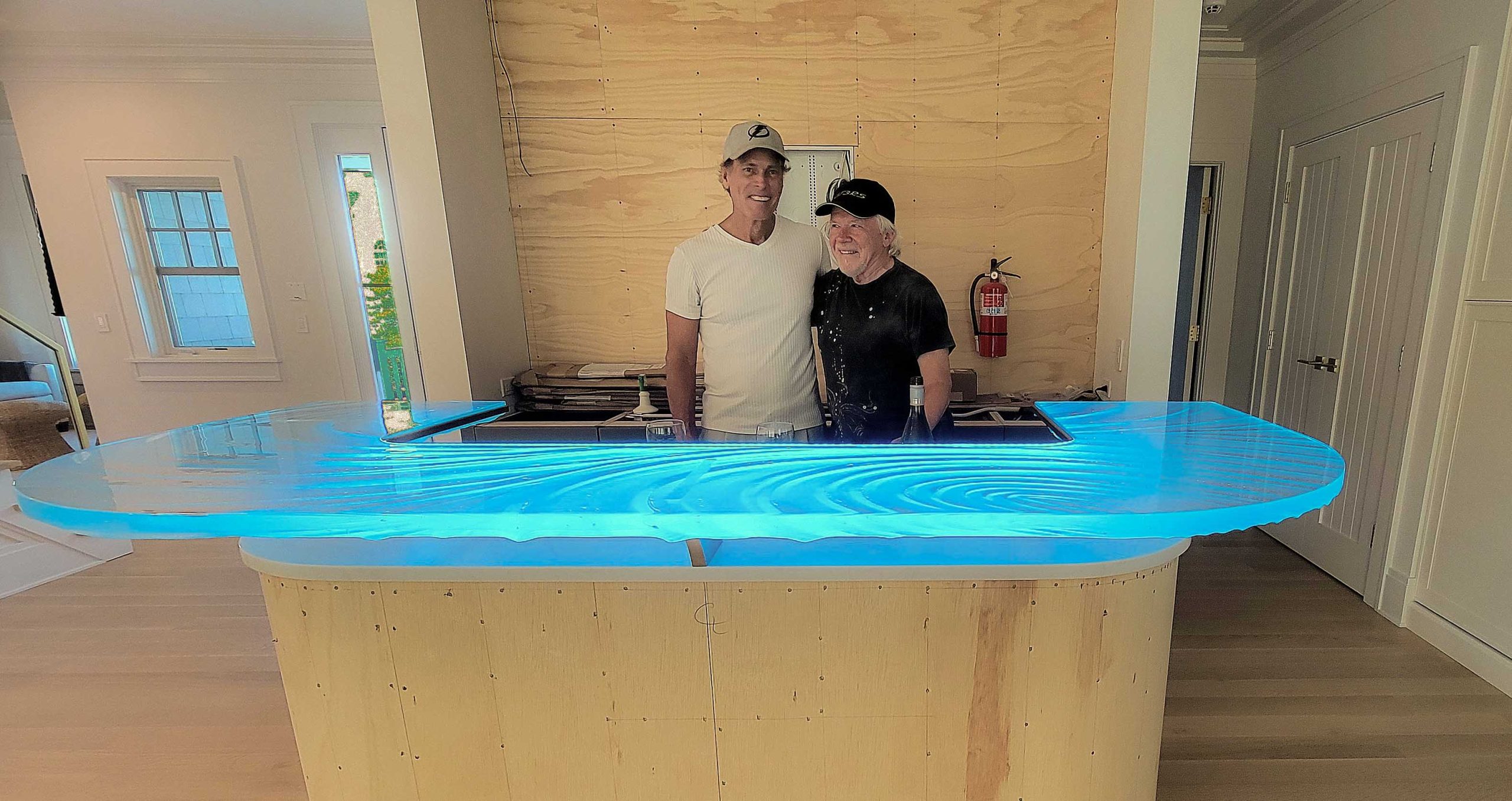 Jeff Downing and NIck glass Bar Top New Jersey