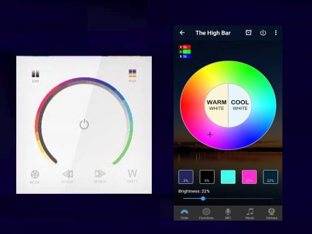 RGB LED controller options from Downing Designs