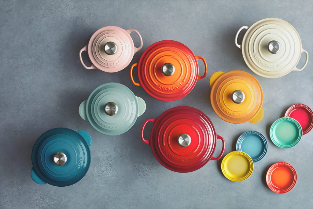 glazed enamel Le Creuset colors