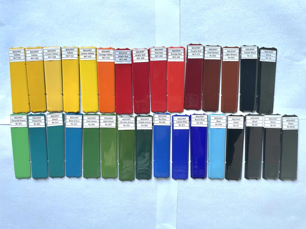 glazed enamel color chart lava stone