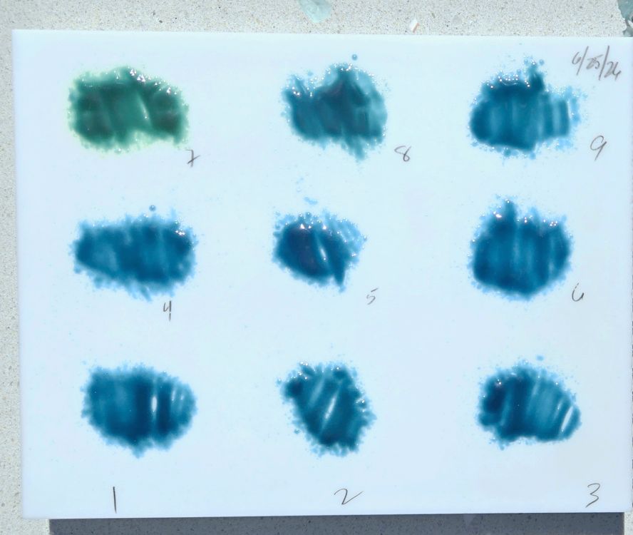 Glazed Enamel after firing